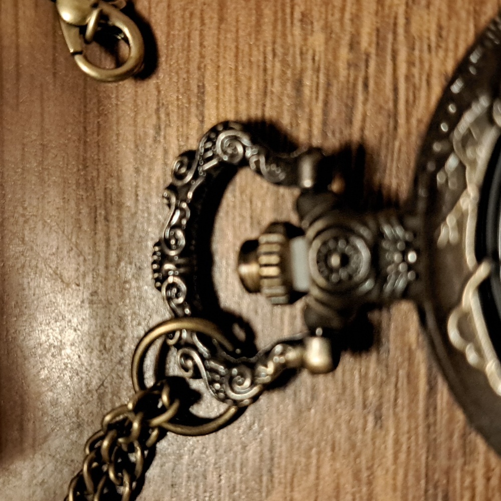SALE Horse bronze watch on a chain - Picture 3 of 5